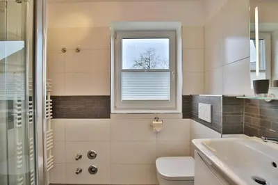 Ein Badezimmer in der Unterkunft Am Elchgrund, im Brook 9 Am Elchgrund Im Brook 9 Appartement 01