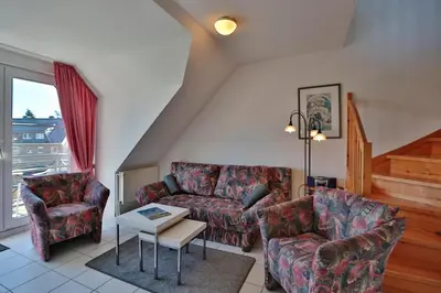Ein Sitzbereich in der Unterkunft Am Elchgrund, im Brook 9 Am Elchgrund Im Brook 9 Appartement 13