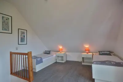 Ein Bett oder Betten in einem Zimmer der Unterkunft Am Elchgrund, im Brook 9 Am Elchgrund Im Brook 9 Appartement 13