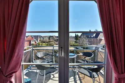 Ein Balkon oder eine Terrasse in der Unterkunft Am Elchgrund, im Brook 9 Am Elchgrund Im Brook 9 Appartement 13