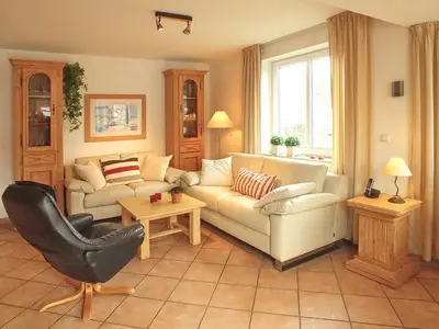 Ein Sitzbereich in der Unterkunft Domizil Strandburg Domizil Strandburg Appartement 27 Toscana