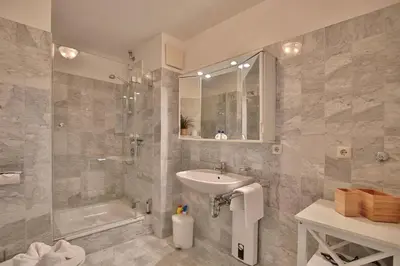 Ein Badezimmer in der Unterkunft Im Brook 36-38 Am Elchgrund Appartement 12