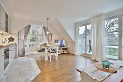 TV/Unterhaltungsangebot in der Unterkunft Im Brook 36-38 Am Elchgrund Appartement 12
