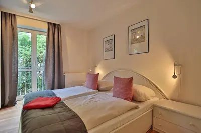 Ein Bett oder Betten in einem Zimmer der Unterkunft Gorch-Fock-Straße 16 Gorch-Fock-Str 16 Appartement 2