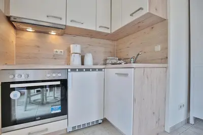 Küche/Küchenzeile in der Unterkunft Gorch-Fock-Straße 16 Gorch-Fock-Str 16 Appartement 2