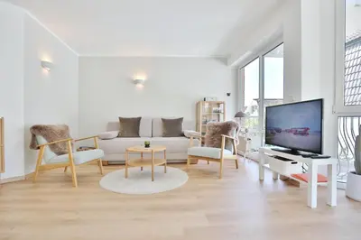 TV/Unterhaltungsangebot in der Unterkunft Gorch-Fock-Straße 16 Gorch-Fock-Str 16 Appartement 6