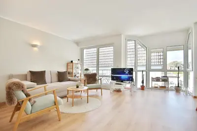 TV/Unterhaltungsangebot in der Unterkunft Gorch-Fock-Straße 16 Gorch-Fock-Str 16 Appartement 6