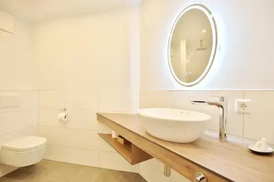 Ein Badezimmer in der Unterkunft Maison Baltique Niendorf Maison Baltique Appartement 01