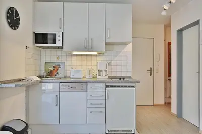 Küche/Küchenzeile in der Unterkunft Am Rosenhain 6 Am Rosenhain 6 Appartement 3