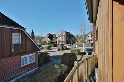 Das Gebäude in dem sich die Ferienwohnung befindet