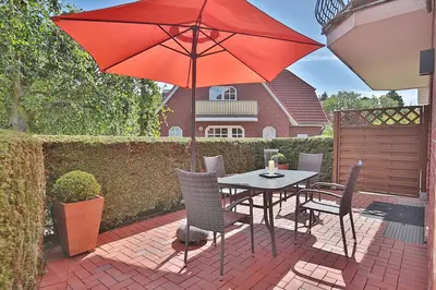 Ein Balkon oder eine Terrasse in der Unterkunft Am Rosenhain 23 Am Rosenhain 23 Appartement 02