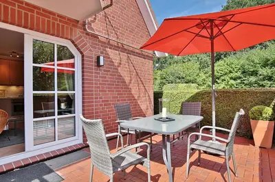 Ein Balkon oder eine Terrasse in der Unterkunft Am Rosenhain 23 Am Rosenhain 23 Appartement 02