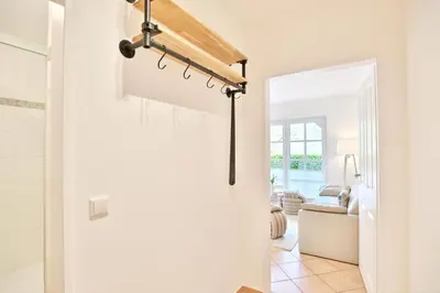 Ein Badezimmer in der Unterkunft Am Rosenhain 23 Am Rosenhain 23 Appartement 02