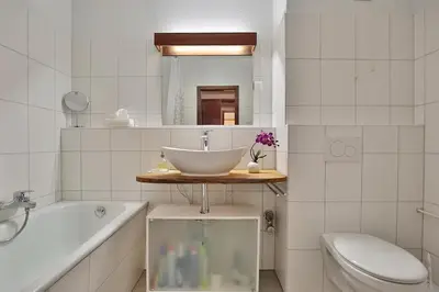 Ein Badezimmer in der Unterkunft Haus Robinson Haus Robinson Appartement 2