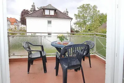 Ein Balkon oder eine Terrasse in der Unterkunft Sunshine-Residenz Sunshine Residenz Appartement 5