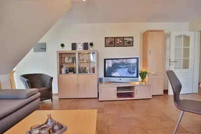 TV/Unterhaltungsangebot in der Unterkunft Sunshine-Residenz Sunshine Residenz Appartement 5