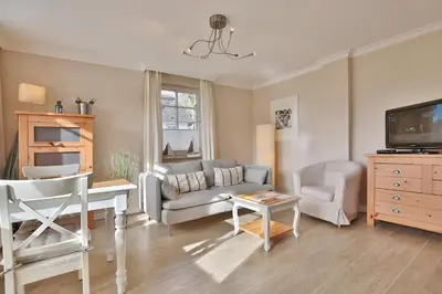 TV/Unterhaltungsangebot in der Unterkunft Residenz Weedkroog Residenz Weedkroog Appartement 8