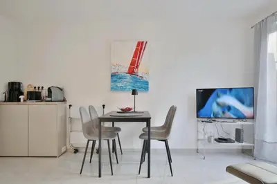 TV/Unterhaltungsangebot in der Unterkunft Gorch-Fock-Park Haus 57 Gorch-Fock-Park 57 Appartement 26