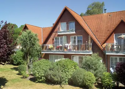 Ein Garten an der Unterkunft Gorch-Fock-Park Haus 57 Gorch-Fock-Park 57 Appartement 26