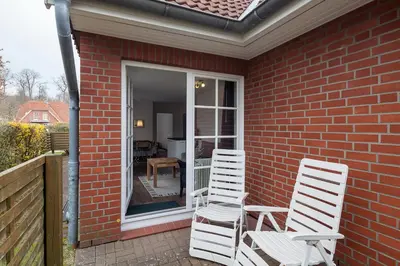 Ein Balkon oder eine Terrasse in der Unterkunft Am Rosenhain 6 Am Rosenhain 6 Appartement 1