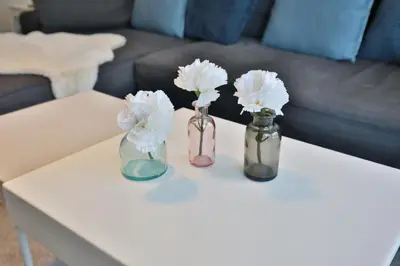 Ein Sitzbereich in der Unterkunft Maison Baltique Niendorf Maison Baltique Appartement 03