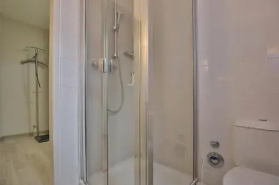 Ein Badezimmer in der Unterkunft Kurparkresidenz-Timmendorfer Strand Kurparkresidenz-Timmendorfer Strand Appartement 25