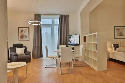 TV/Unterhaltungsangebot in der Unterkunft Villa Demory Villa Demory Appartement 6