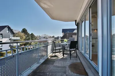 Ein Balkon oder eine Terrasse in der Unterkunft Haus Sommerwind Sommerwind Appartement 6