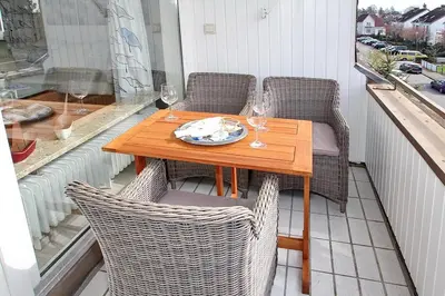Ein Sitzbereich in der Unterkunft Am Elchgrund Am Elchgrund 7 Appartement 7