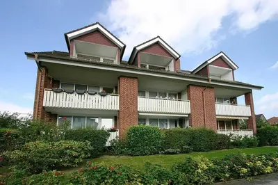 Das Gebäude in dem sich die Ferienwohnung befindet