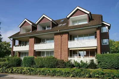 Das Gebäude in dem sich die Ferienwohnung befindet