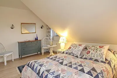Ein Bett oder Betten in einem Zimmer der Unterkunft Am Elchgrund Am Elchgrund 7 Appartement 7
