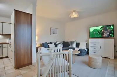 Küche/Küchenzeile in der Unterkunft Moderne Strandvilla Moderne Strandvilla Appartement 4