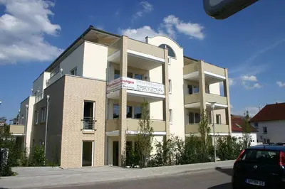Das Gebäude in dem sich die Ferienwohnung befindet