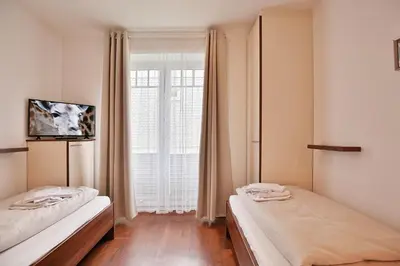 Ein Bett oder Betten in einem Zimmer der Unterkunft Villa Marisol Villa Marisol Appartement 1