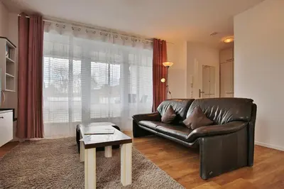Ein Sitzbereich in der Unterkunft Villa Marisol Villa Marisol Appartement 4