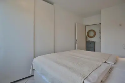 Ein Bett oder Betten in einem Zimmer der Unterkunft Gorch-Fock-Straße 16 Gorch-Fock-Str 16 Appartement 4