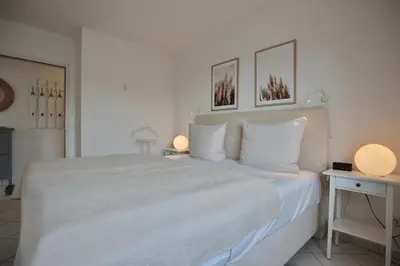 Ein Bett oder Betten in einem Zimmer der Unterkunft Gorch-Fock-Straße 16 Gorch-Fock-Str 16 Appartement 4