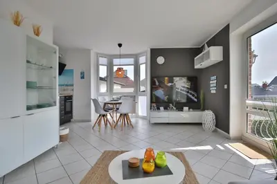 Küche/Küchenzeile in der Unterkunft Gorch-Fock-Straße 16 Gorch-Fock-Str 16 Appartement 4