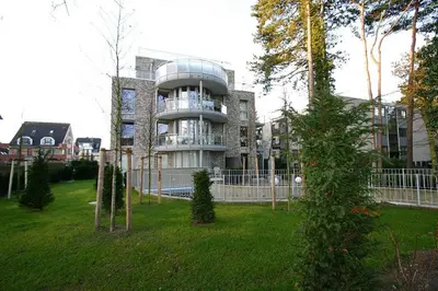 Das Gebäude in dem sich die Ferienwohnung befindet