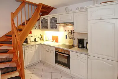 Küche/Küchenzeile in der Unterkunft Gorch-Fock-Park Haus 06 Gorch-Fock-Park 6 Appartement 7