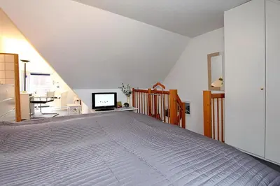Ein Bett oder Betten in einem Zimmer der Unterkunft Gorch-Fock-Park Haus 06 Gorch-Fock-Park 6 Appartement 7
