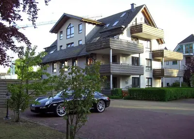 Das Gebäude in dem sich die Ferienwohnung befindet