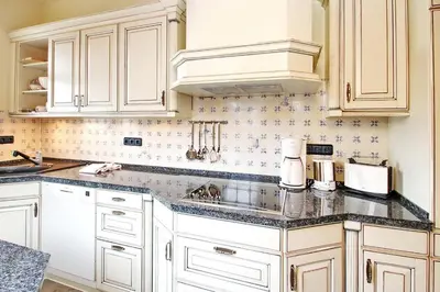 Küche/Küchenzeile in der Unterkunft Feriendomizil Birkenallee Feriendomizil Birkenallee Appartement 13