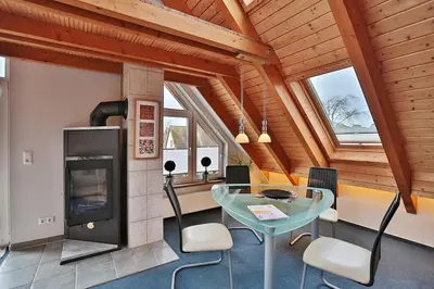 Küche/Küchenzeile in der Unterkunft Feriendomizil Birkenallee Feriendomizil Birkenallee Appartement 13