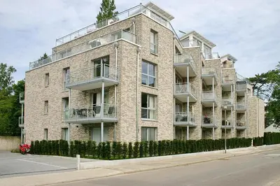 Das Gebäude in dem sich die Ferienwohnung befindet