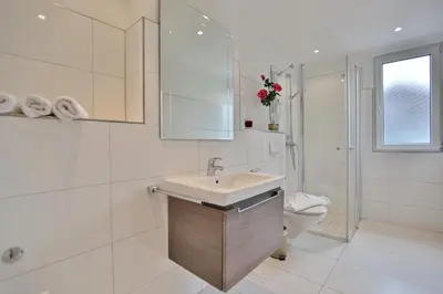 Ein Badezimmer in der Unterkunft Domizil am Meer Domizil am Meer Appartement 07