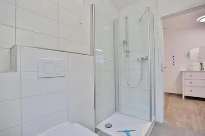 Ein Badezimmer in der Unterkunft Wohnpark am Mühlenteich Wohnpark am Mühlenteich Appartement 32