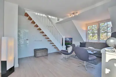 TV/Unterhaltungsangebot in der Unterkunft Bädervilla Bergstraße 30 Bädervilla Bergstraße Appartement 9