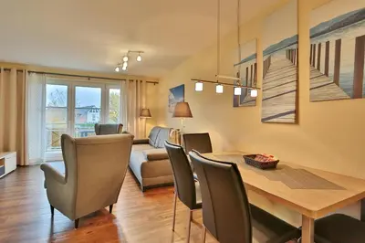 Ein Sitzbereich in der Unterkunft Am Elchgrund, im Brook 9 Am Elchgrund Im Brook 9 Appartement 07